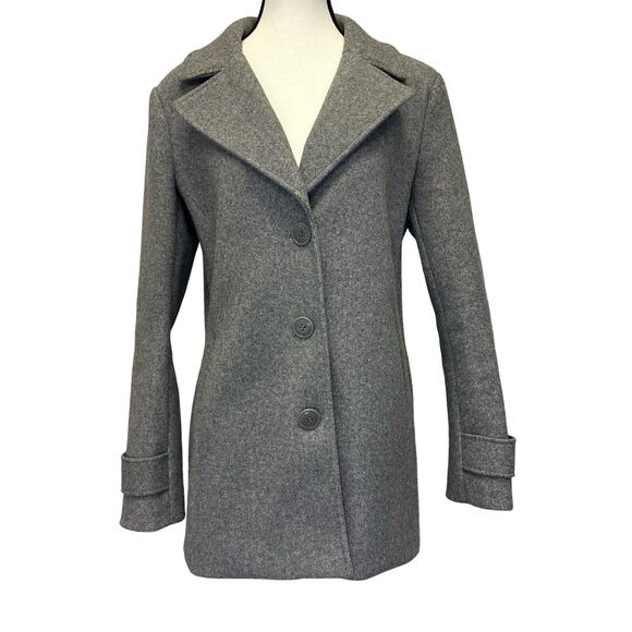 Marc New York by Andrew Marc Women’s Gray Wool Coat - Size Medium - Picture 1 of 10